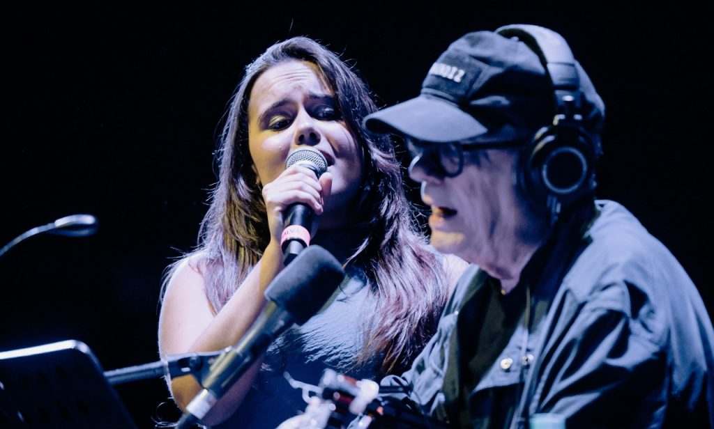 Silvio Rodríguez y Malva Rodríguez en Buenos Aires