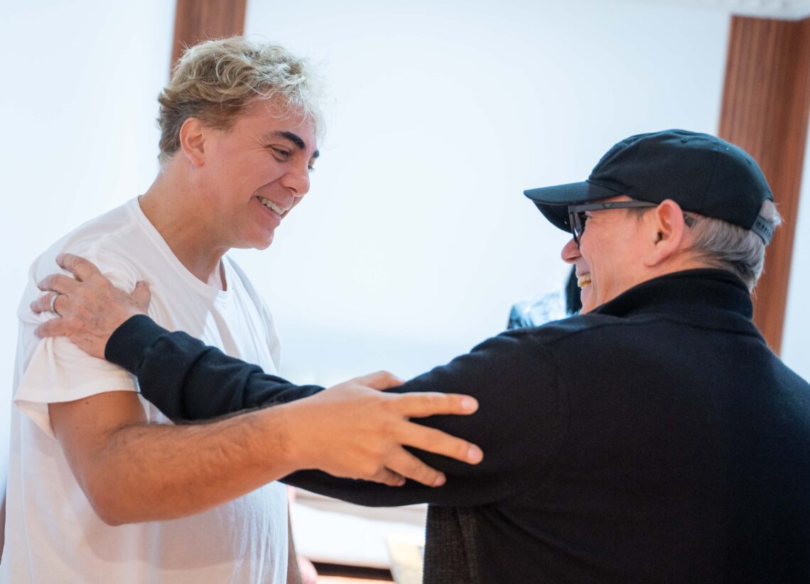 Silvio Rodríguez y Cristian Castro